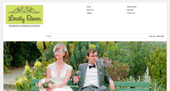 Desktop Screenshot of lovelyelevenweddings.com