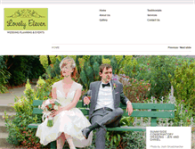 Tablet Screenshot of lovelyelevenweddings.com